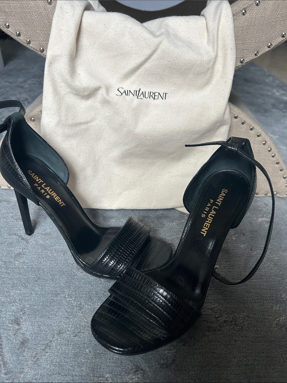 Saint Laurent Lizard Heels
